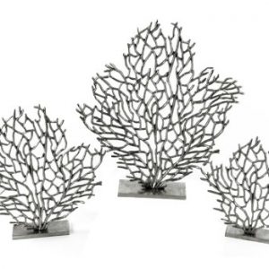 Silver Coral Intricate Ornamental Art