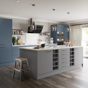 LIFESTYLE LOCANO TOUCH Aegean Blue & Grey Cloud