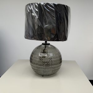 Smoked Glass Lamp