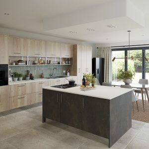 CROWN TEXTURA Halifax Oak & Ceramic Anthracite